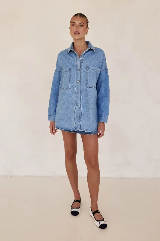 Willow Denim Shirt (Blue)